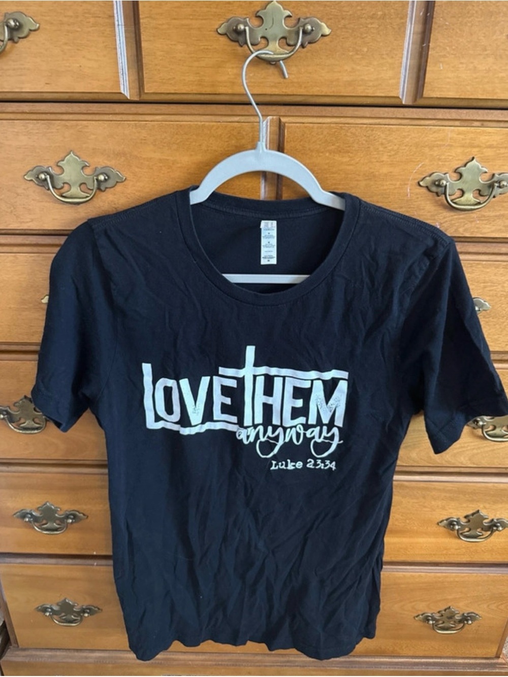 Love Them Anyway Graphic Tee - Black